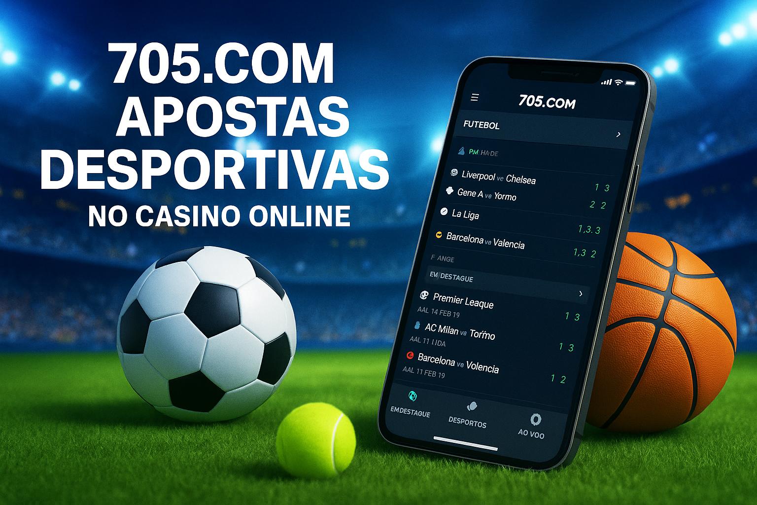 Apostas esportivas no cassino online 705