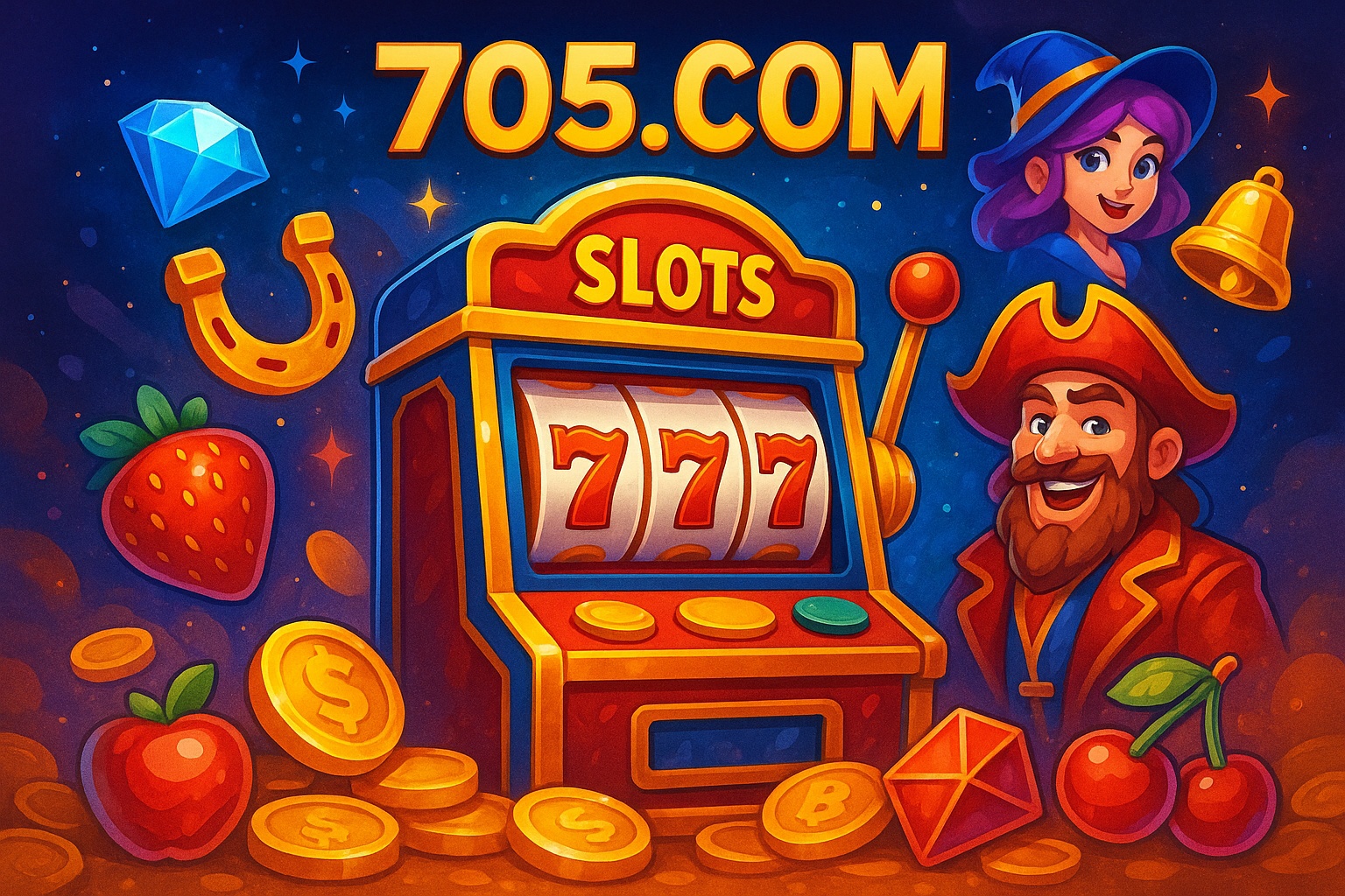 Explore o mundo das slot machines no 705 Casino